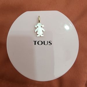 New Sweet Dolls Girl Pendant in Gold and Mother-of-Pearl